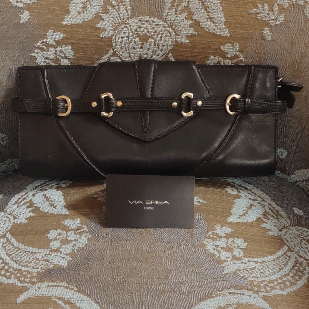 Via Spiga Leather Clutch